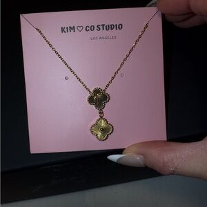 Clover Gold Plated Pendant Necklace